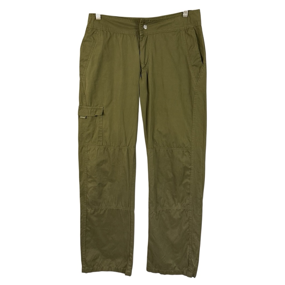 Prana Olive Green Straight-Leg Cargo Pants